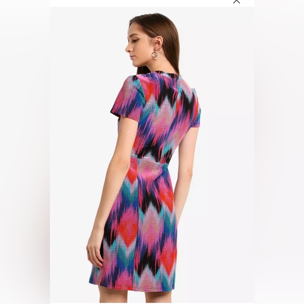 Desigual Colorful Geometric Mini Dress